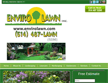 Tablet Screenshot of envirolawn.com